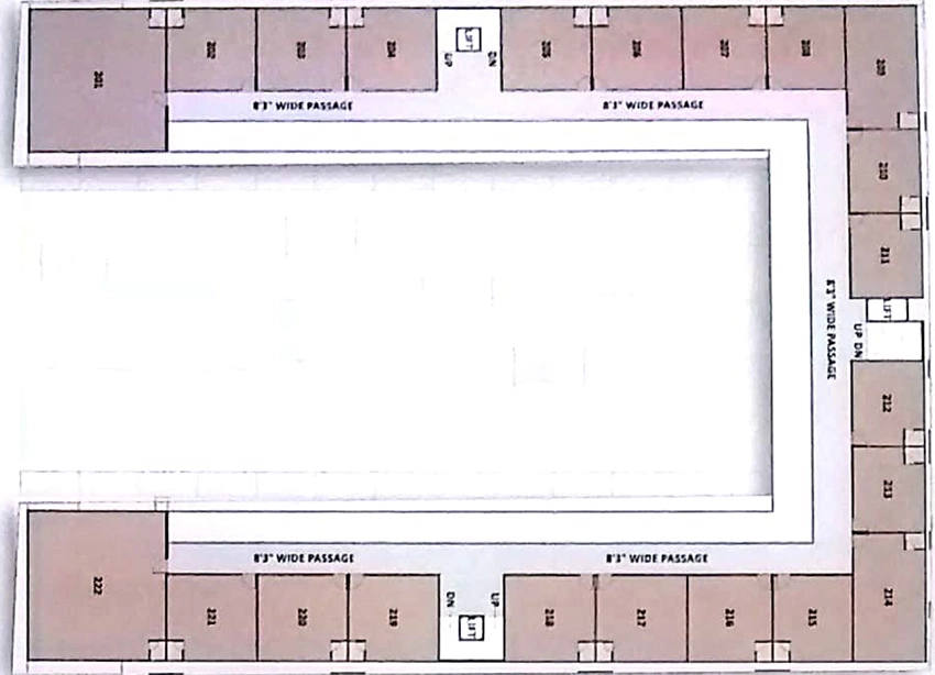Floor Plan of Shree Rang Skyway in Nana Chiloda, Ahmedabad - Image 351985