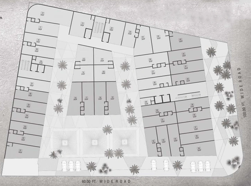 Master Plan of Sureel Business House in Nava Naroda, Ahmedabad - Image 352015