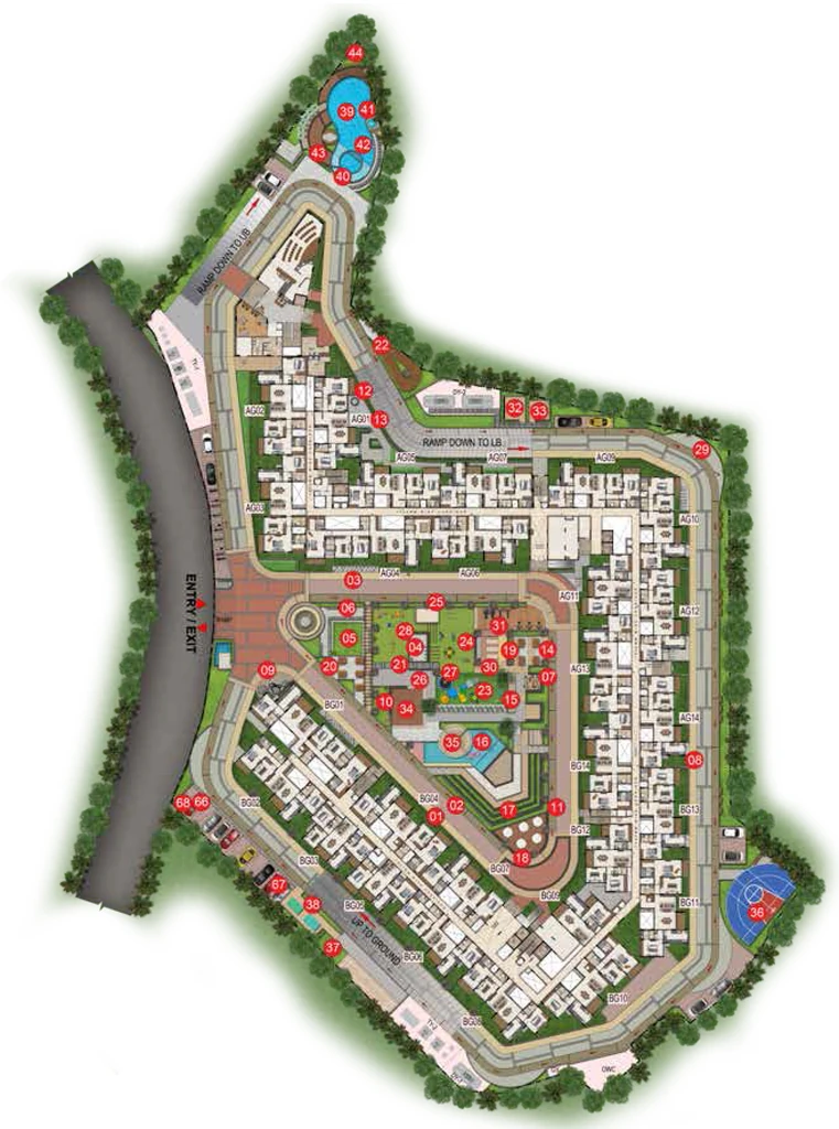 Master Plan of Casagrand Promenade in Yelahanka, Bangalore - Image 352028