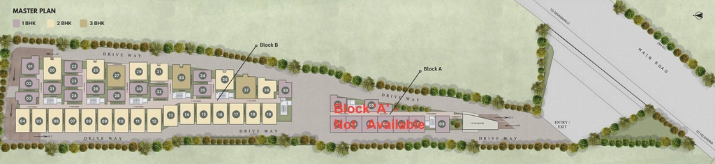 Master Plan of Sanvi Aero Gardens in Devanahalli, Bangalore - Image 352134