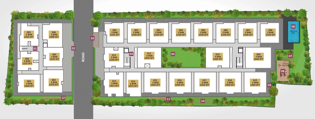 Master Plan of JP Lavender in Hoskote, Bangalore - Image 352193