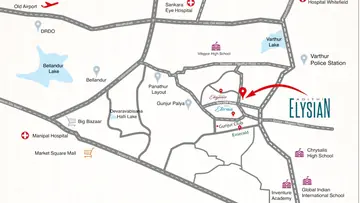Location of Adithi Elysian - Image 352224