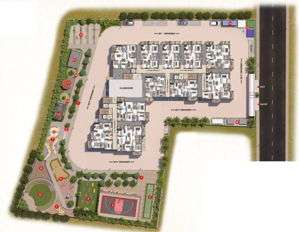 Master Plan of Adithi Elysian in Varthur, Bangalore - Image 352222