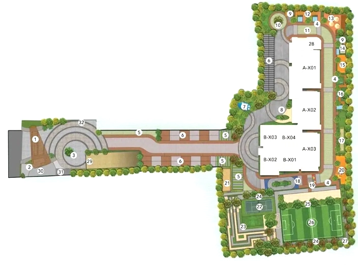 Master Plan of CoEvolve Misty Shores in Whitefield, Bangalore - Image 352297