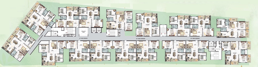 Floor Plan of BRR North Excellency Phase 1 in Thanisandra, Bangalore - Image 352311
