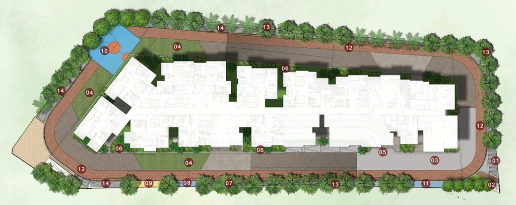 Master Plan of BRR North Excellency Phase 1 in Thanisandra, Bangalore - Image 352310