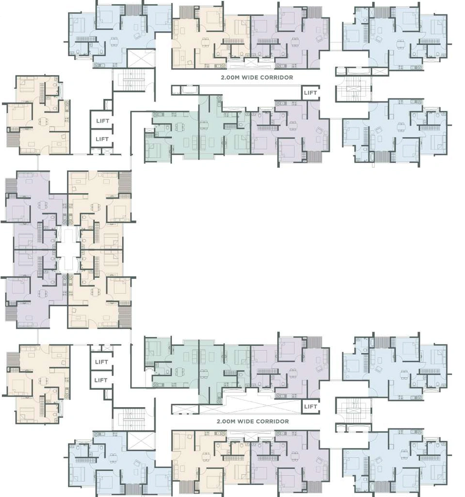 Floor Plan of Embassy Verde in Devanahalli, Bangalore - Image 352440