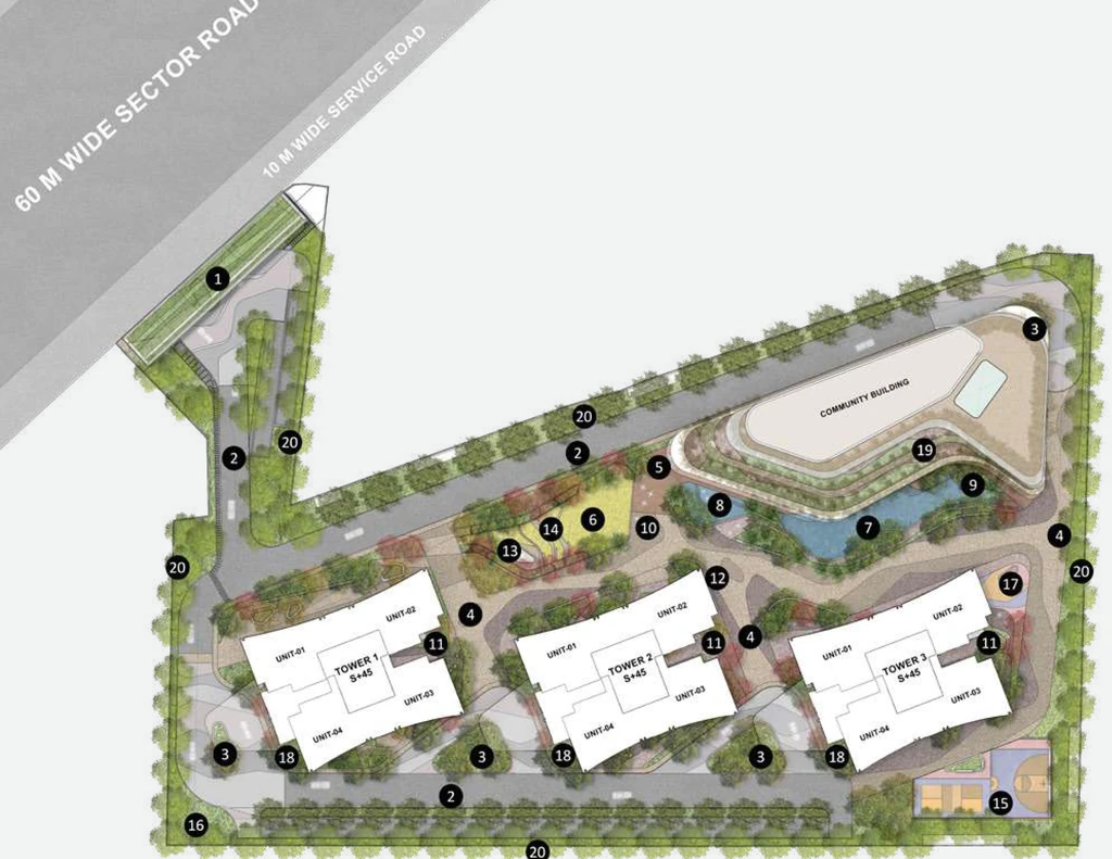 Master Plan of Experion The Trillion in Sector 48, Gurgaon - Image 352453