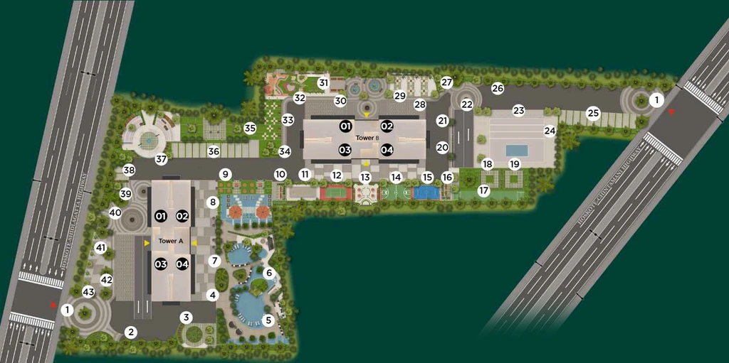 Master Plan of Urbanest Eastfield in Hoskote, Bangalore - Image 352457
