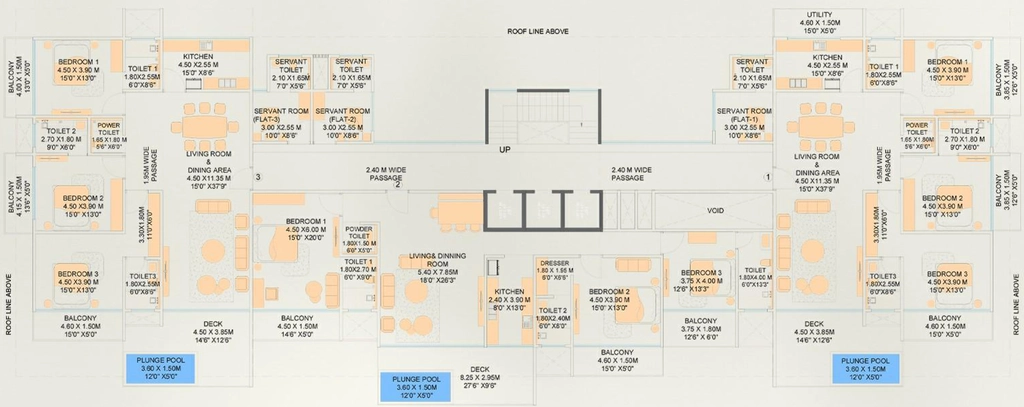 Floor Plan of Unikko Arpora in Arpora, Goa - Image 352527