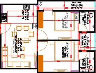 2 BHK Flat in Redwood Zion in Jagatpura, Jaipur - Image 890424