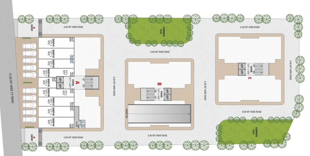 Master Plan of Balaji Sahitya Sky in Nava Naroda, Ahmedabad - Image 352868