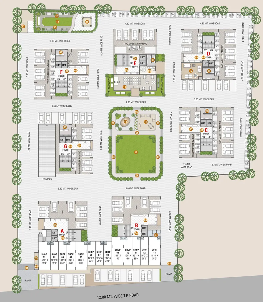 Master Plan of VH Vrundavan Hills in Nikol, Ahmedabad - Image 352892