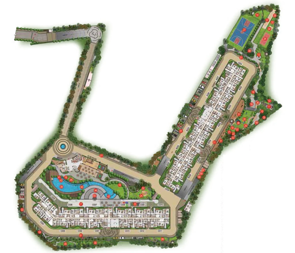 Master Plan of Casagrand Estancia in Yelahanka, Bangalore - Image 352954