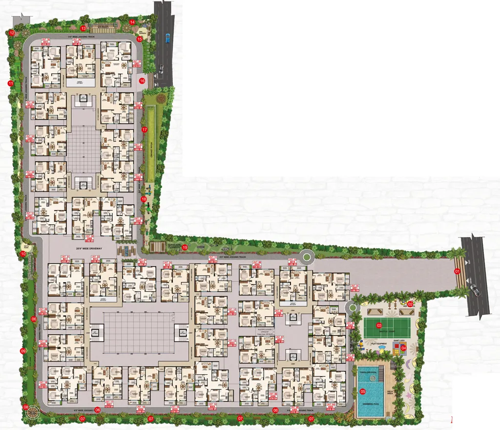 Master Plan of Hexa Skyline in Gottigere, Bangalore - Image 353056