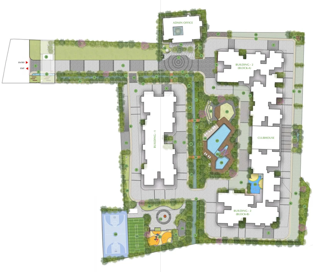 Floor Plan of M1 Terra Alegria Phase 2 in Hoskote, Bangalore - Image 353108