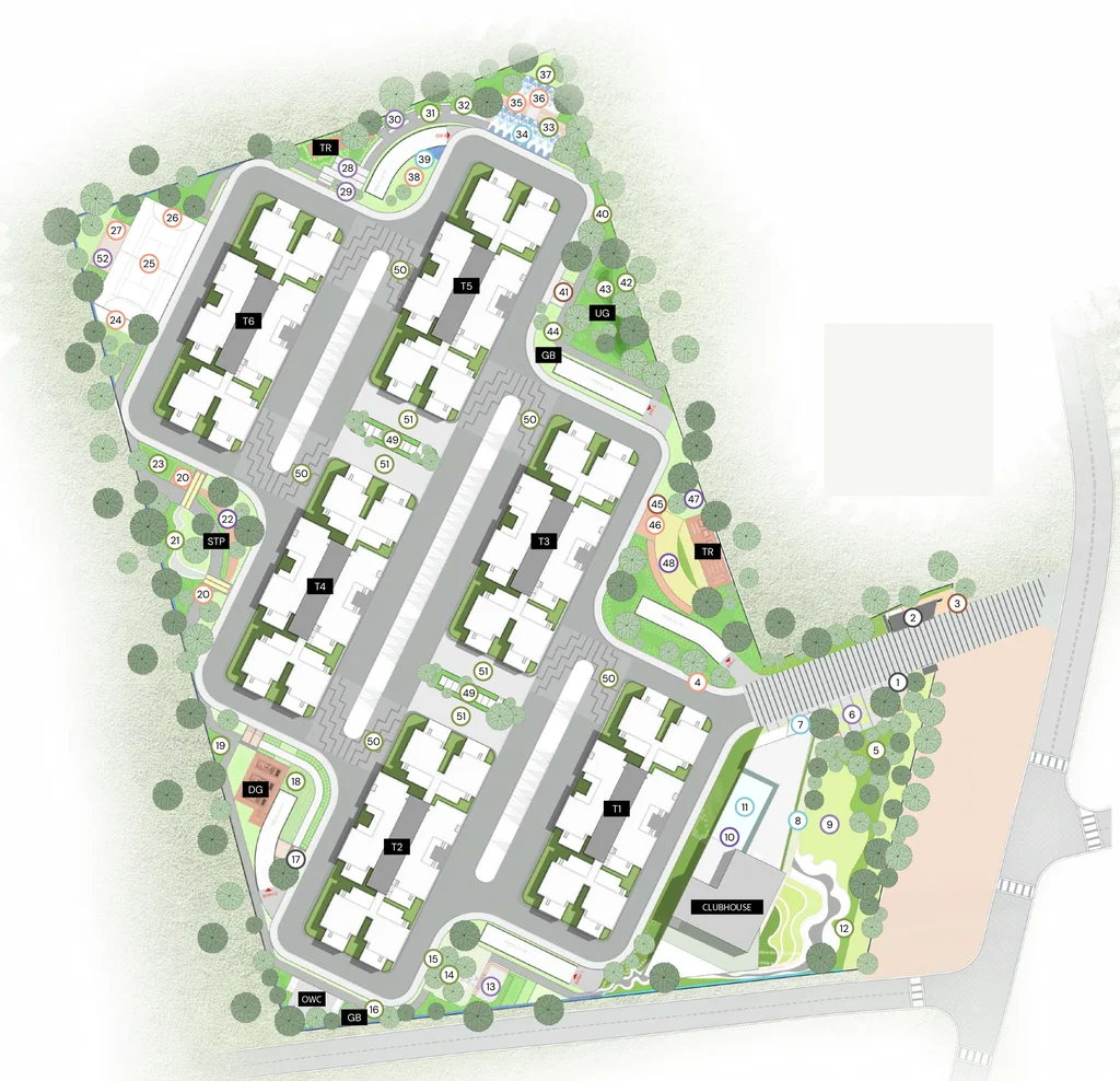 Master Plan of Modern Onyx in Mugalur, Bangalore - Image 353128