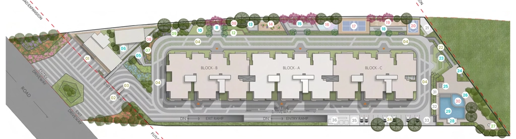 Master Plan of Modern Spaaces Neon in Anekal, Bangalore - Image 353137