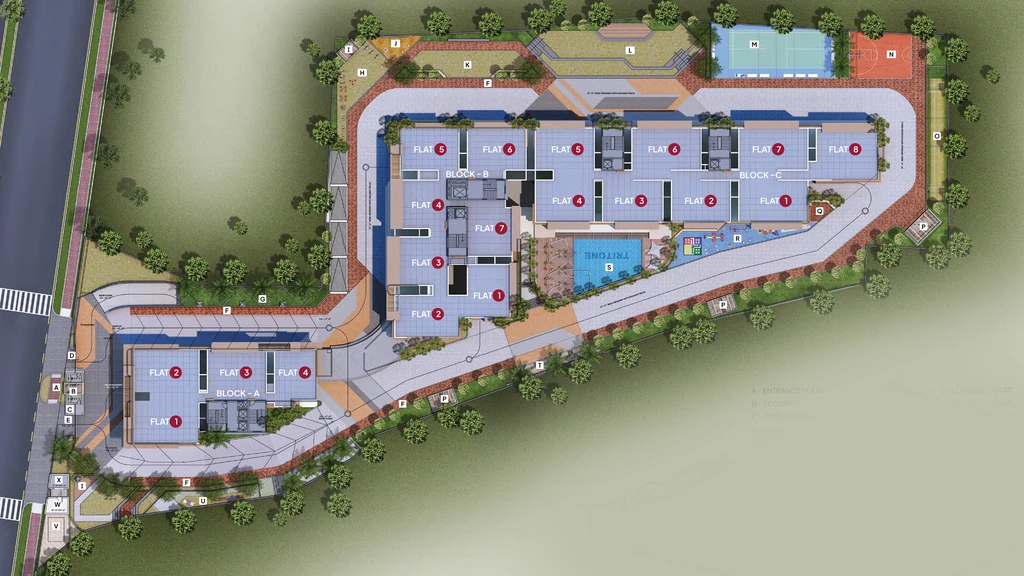 Master Plan of Mohan Tritone in Gunjur, Bangalore - Image 353146