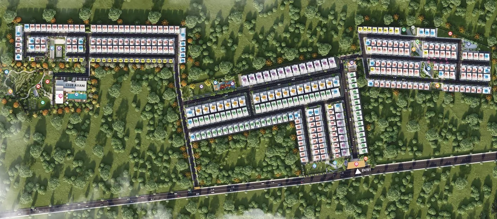 Master Plan of N G Avani Abode in Budigere Cross, Bangalore - Image 353162