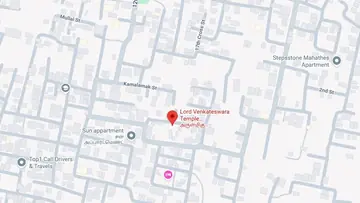 Location of Madras City Aishwaryam Enclave - Image 353214