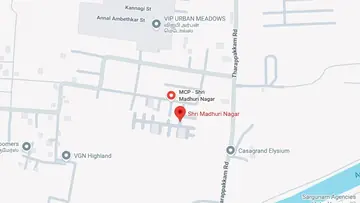 Location of Madras City Shri Madhuri Nagar - Image 353237