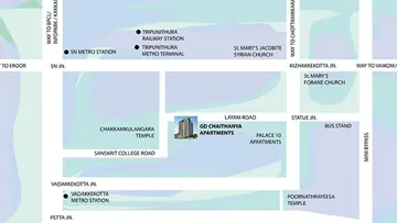 Location of GD Chaithanya Apartments - Image 353267