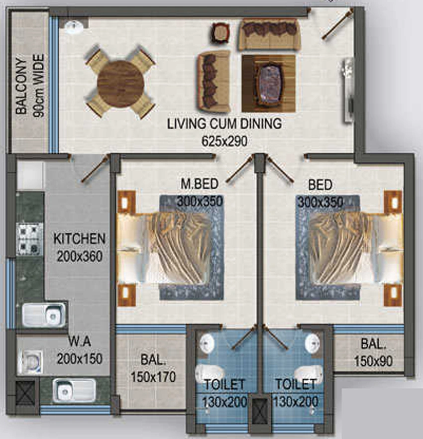 2 BHK Flat in NSD Verona in Eloor, Kochi - Image 890866