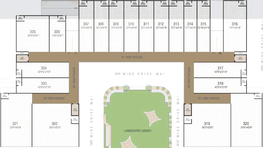 Floor Plan of Swastik Meridian One in Nikol, Ahmedabad - Image 353470