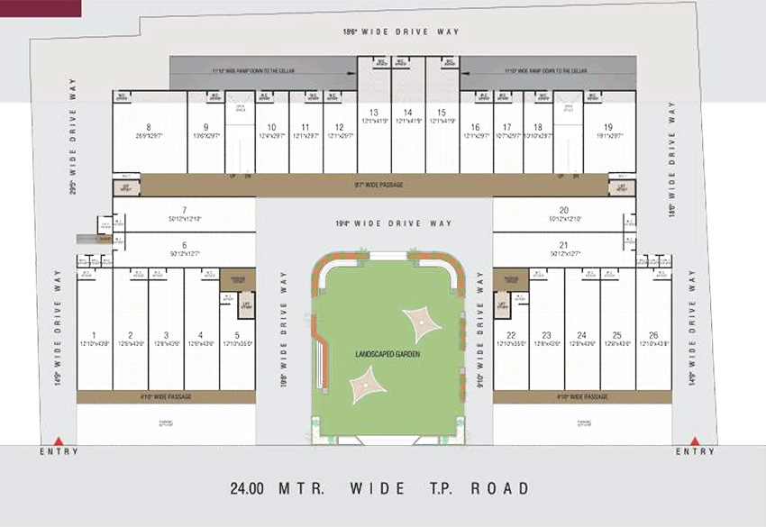 Master Plan of Swastik Meridian One in Nikol, Ahmedabad - Image 353466