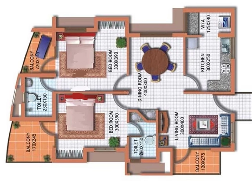 2 BHK Flat in Infra Vantage in Kakkanad, Kochi - Image 890986