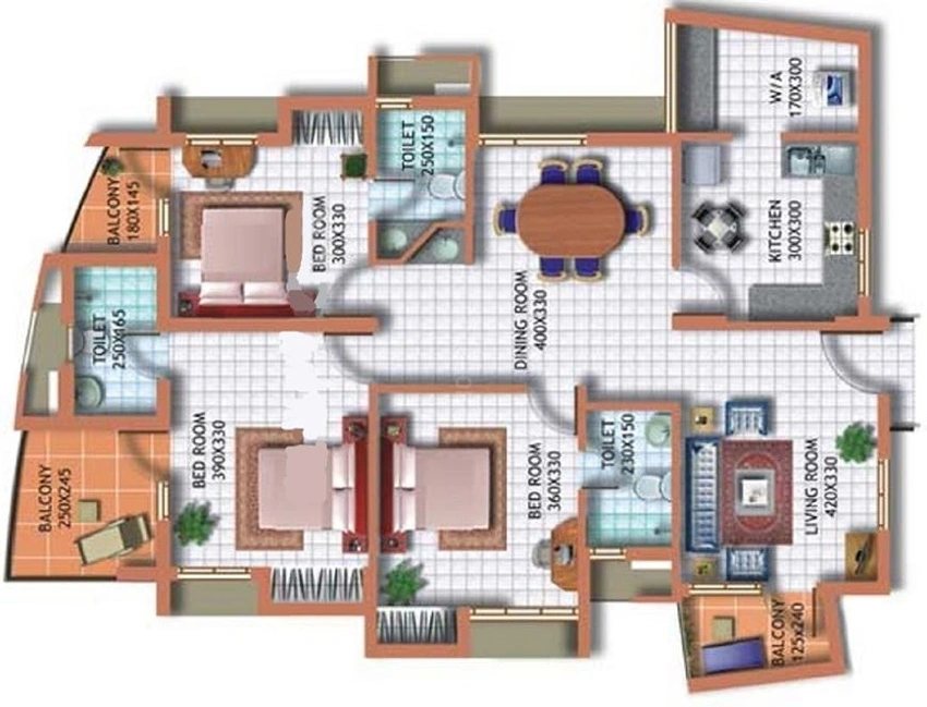3 BHK Flat in Infra Vantage in Kakkanad, Kochi - Image 890987