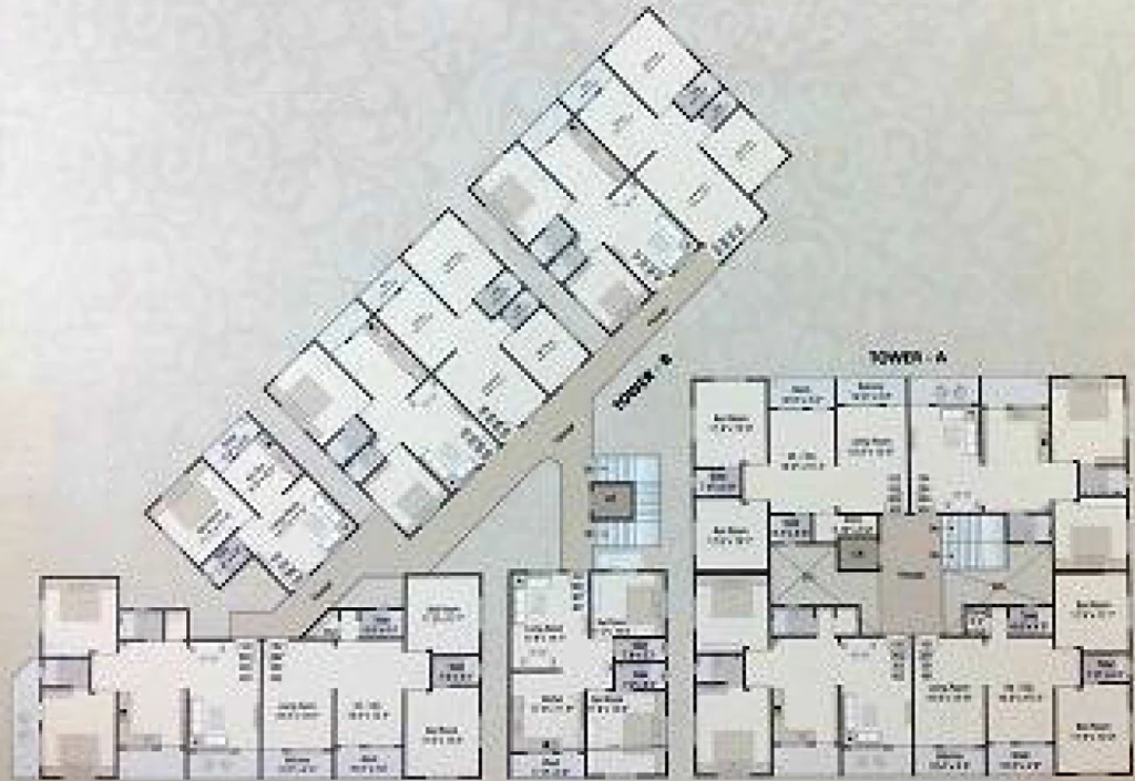 Floor Plan of Vrundalay Avenue 2 in Gotri, Vadodara - Image 353724