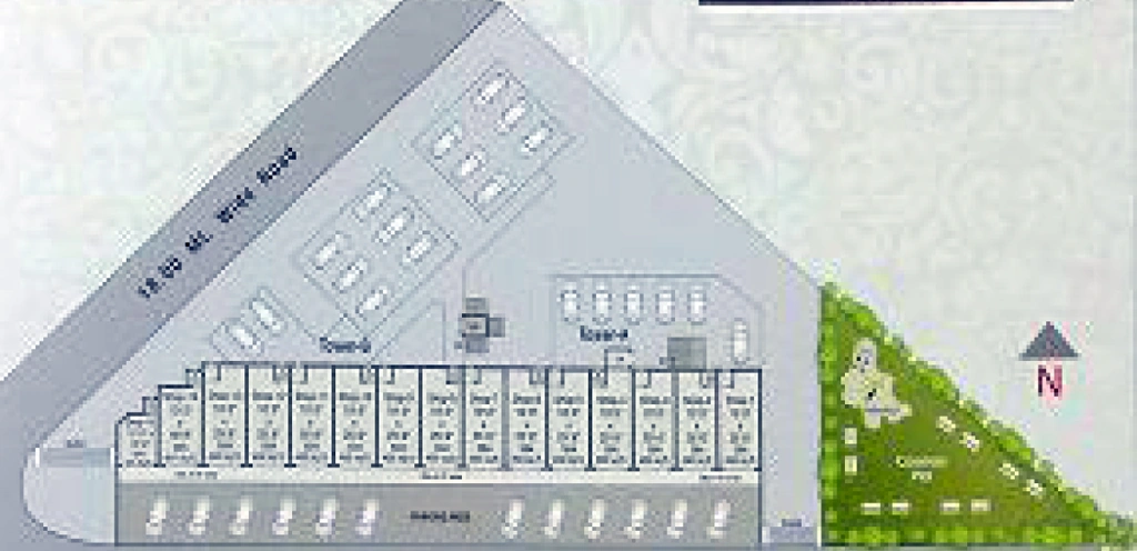 Master Plan of Vrundalay Avenue 2 in Gotri, Vadodara - Image 353725