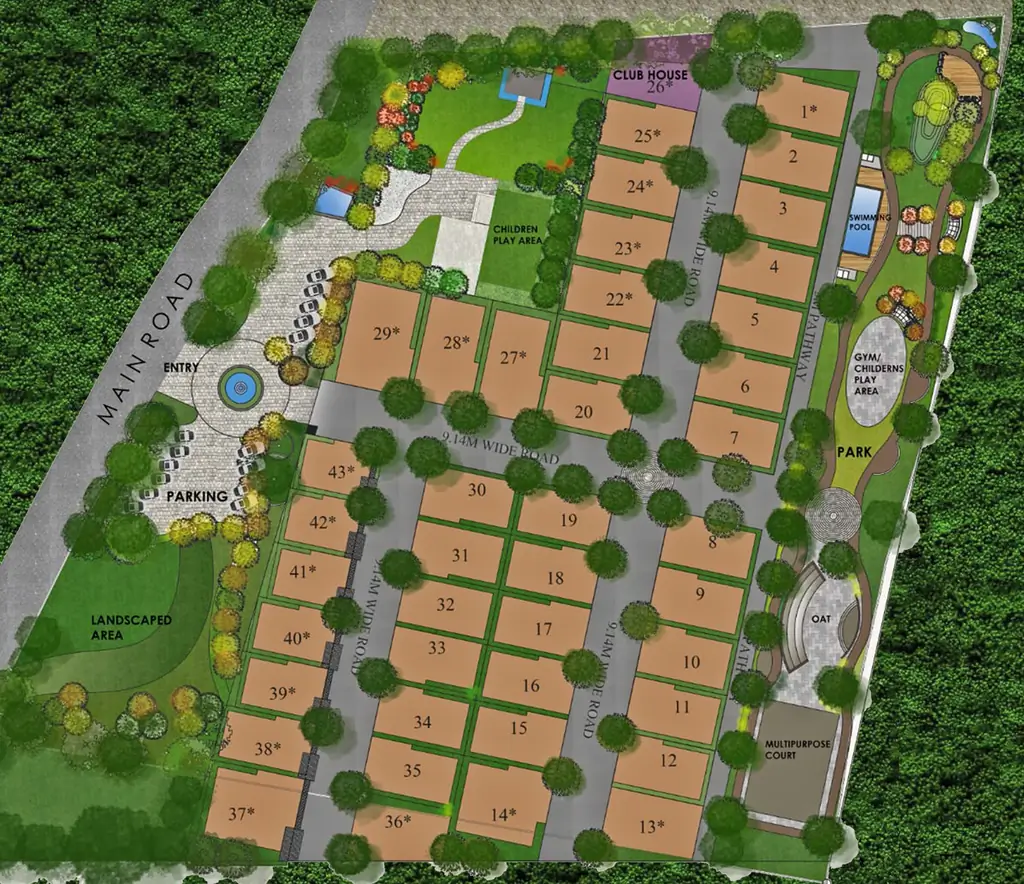 Master Plan of Pruthvi Vivanta in Sarjapur, Bangalore - Image 353897