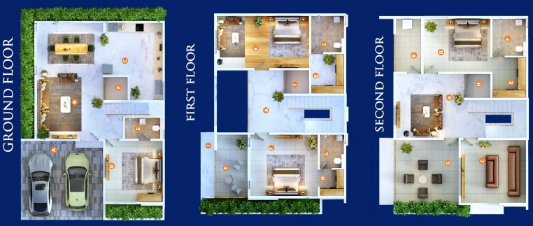 4 BHK House/Villa in Sai Sapphire in KR Puram, Bangalore - Image 891311