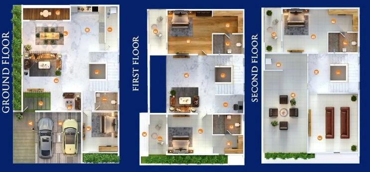 4 BHK House/Villa in Sai Sapphire in KR Puram, Bangalore - Image 891313
