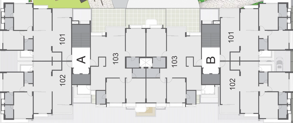 Floor Plan of Sangani Aditya Heights in Motera, Ahmedabad - Image 354261