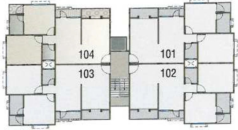 Floor Plan of Yogi Greens Residency Phase 2 in Chhani, Vadodara - Image 353968