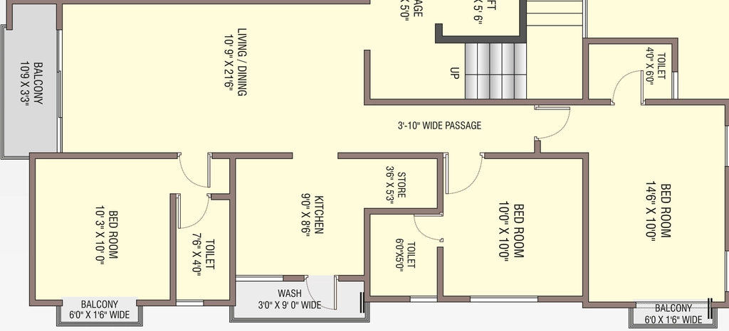 3 BHK Flat in Shrushti Yogi Shrushti Heights in Manjalpur, Vadodara - Image 891329
