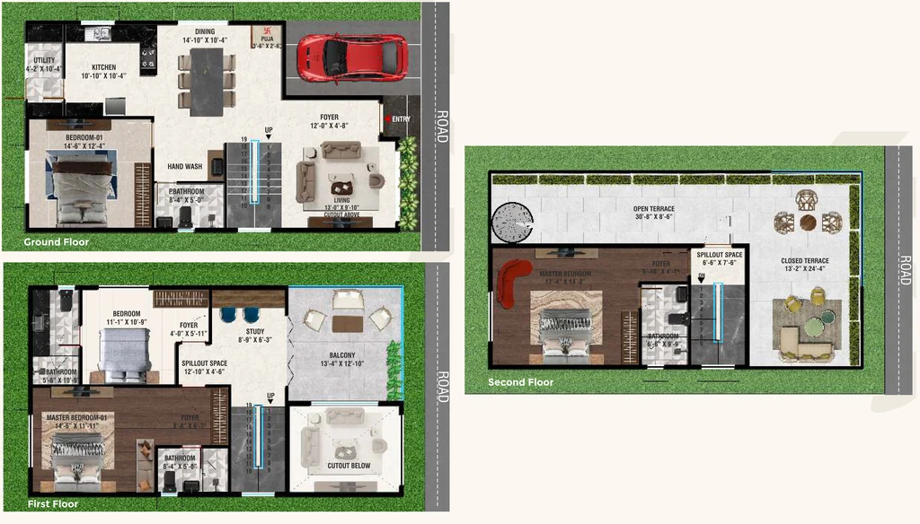 4 BHK House/Villa in YC Raintree in Kaggalipura, Bangalore - Image 891382