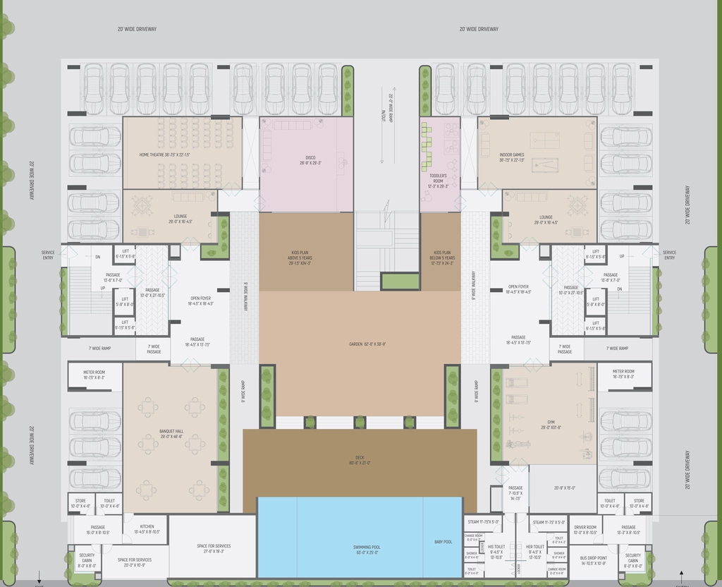 Master Plan of Kabel Uma 2 Residences in Sevasi, Vadodara - Image 354125