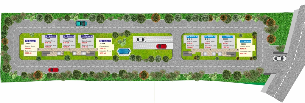 Master Plan of Surya Serene Skyline in Devanahalli, Bangalore - Image 354128