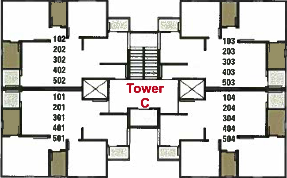 Floor Plan of Shree Vakratund Enclave in Kalali, Vadodara - Image 354212