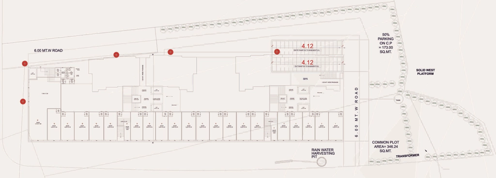 Master Plan of Shreenath Vallabh Heights in Waghodia Road, Vadodara - Image 354247