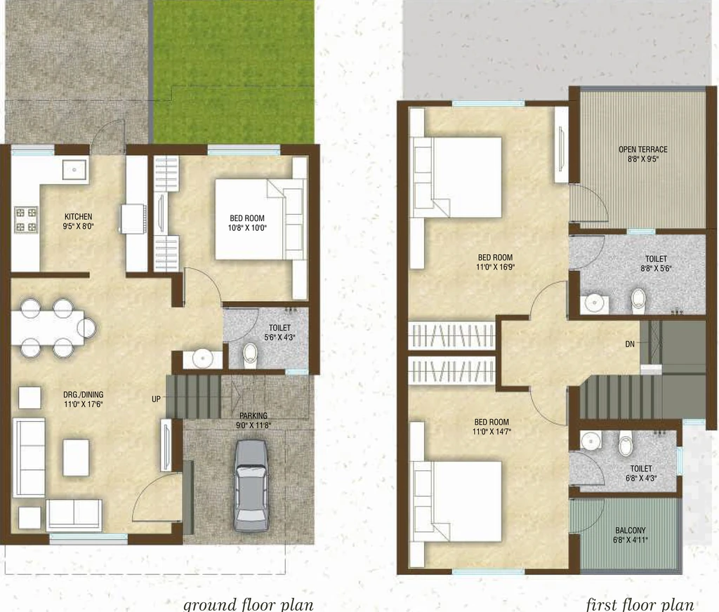 3 BHK House/Villa in Vedant Vallabh Vatika 2 in Kalali, Vadodara - Image 891480