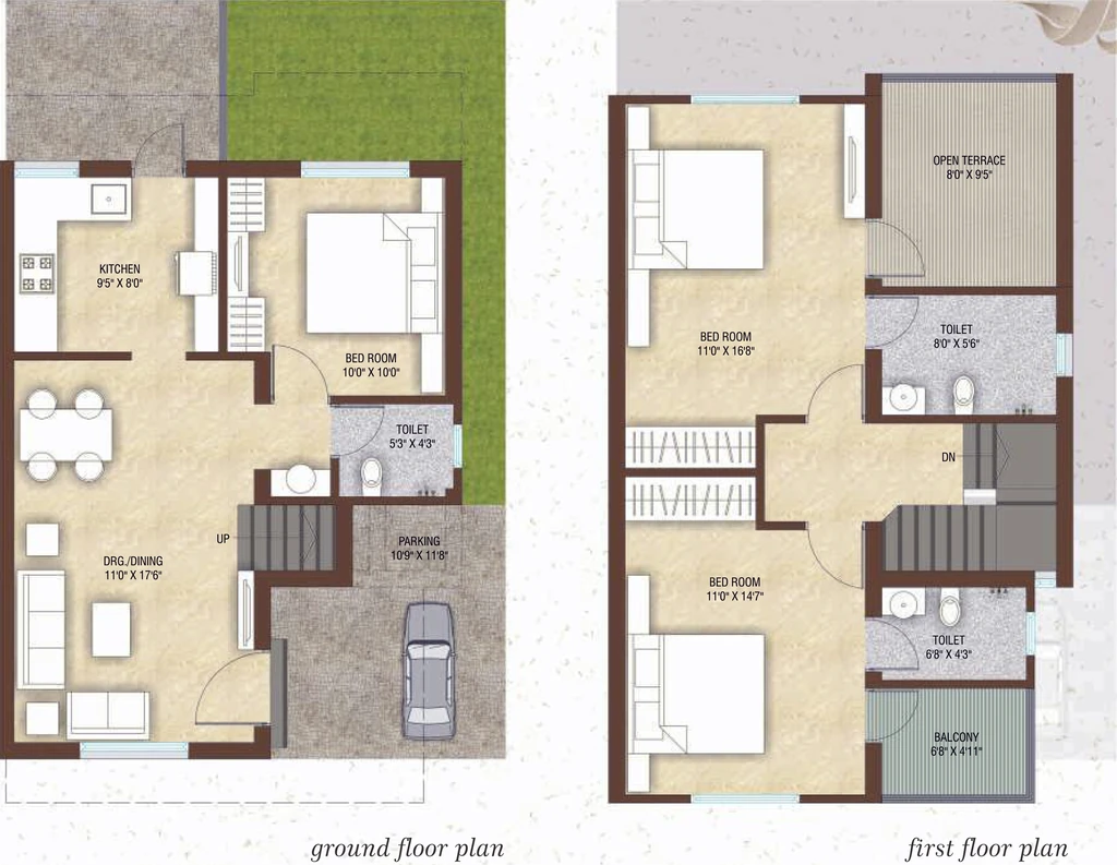 3 BHK House/Villa in Vedant Vallabh Vatika 2 in Kalali, Vadodara - Image 891479