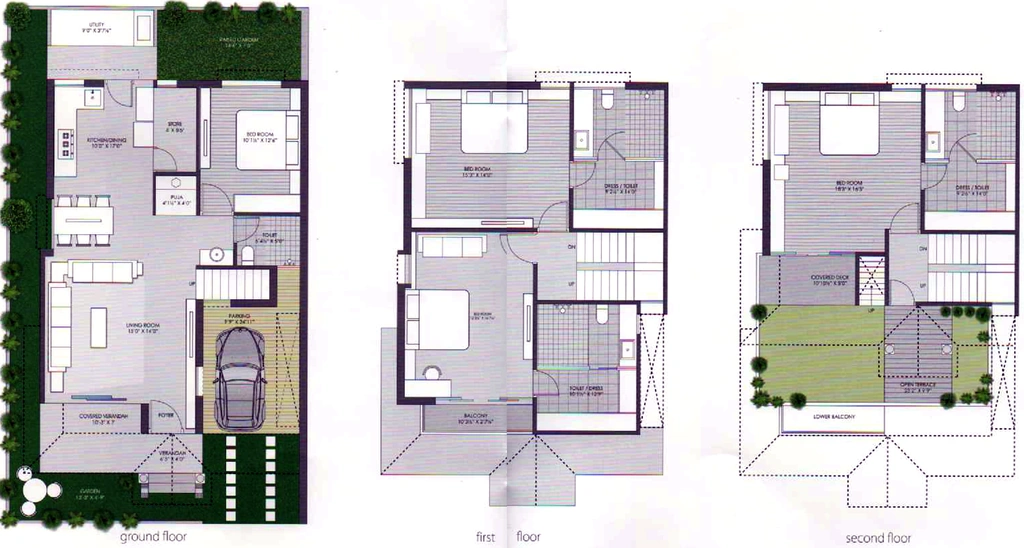4 BHK House/Villa in Pawan Vicenza Vanakkam in Kalali, Vadodara - Image 891492