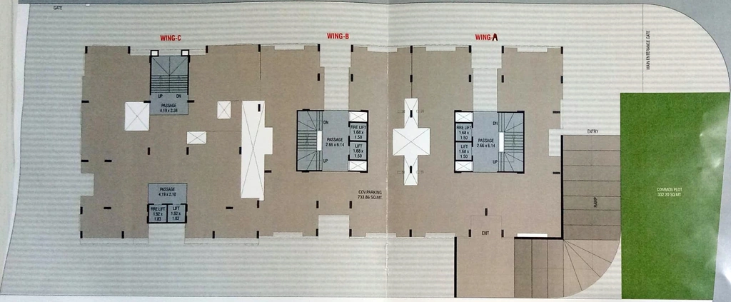Master Plan of Shree Vinayak Paradise in New Sama, Vadodara - Image 354342