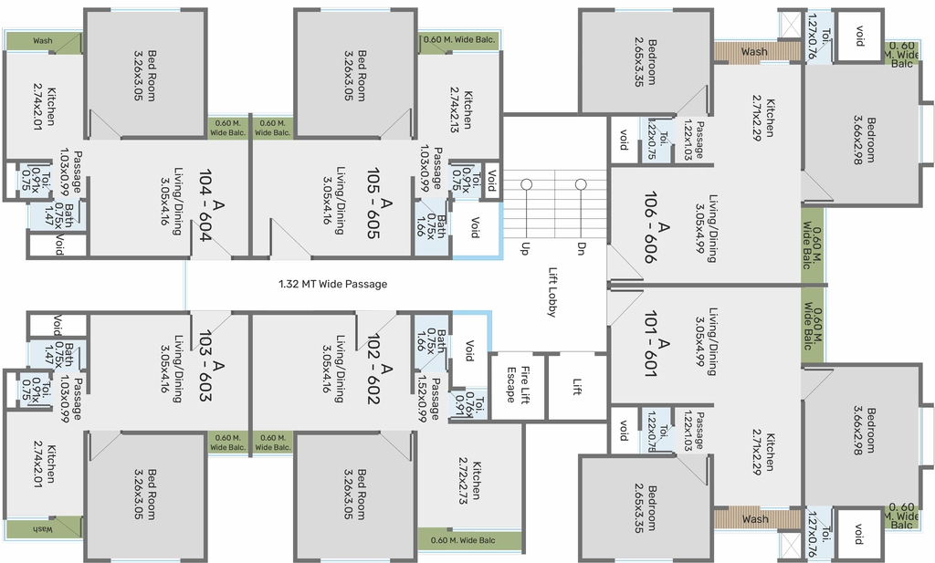 Floor Plan of Shree Varniraj Palk in Dabhoi Road, Vadodara - Image 354400
